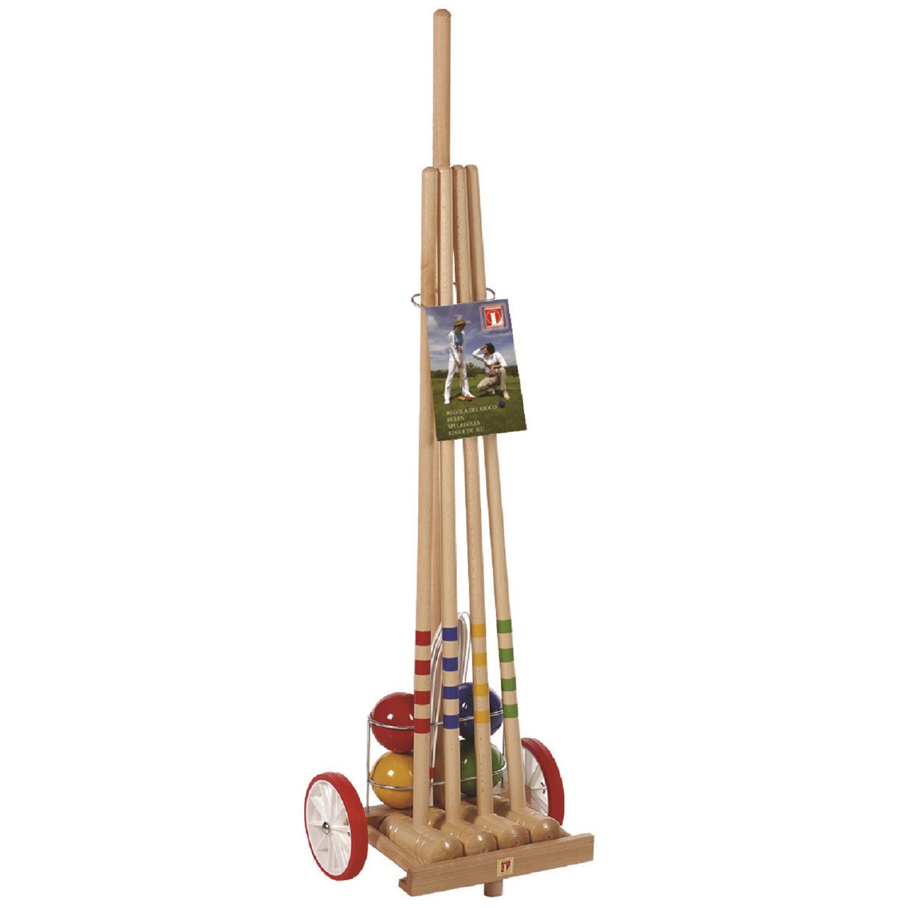 4-Player Croquet with Trolley