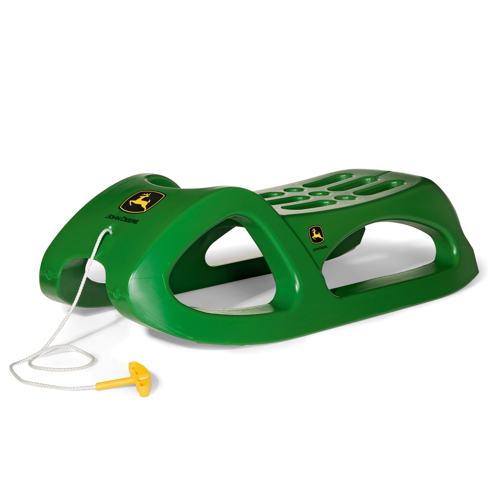 John Deere sled in green for children