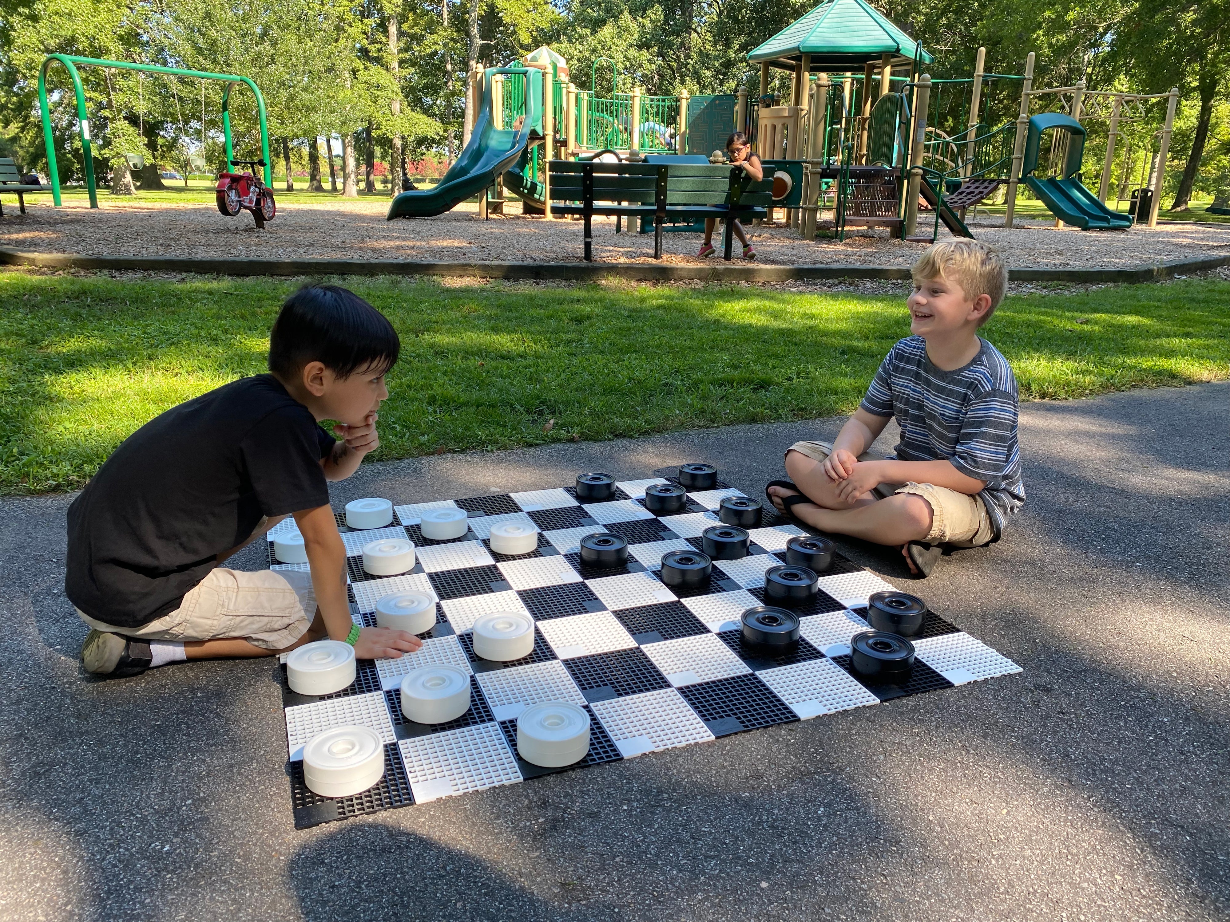 Mini-Giant 48" x 48" Tile Game Board For Use With Mini-Giant Chess or Checker Sets *Available by Pre-Order Only*