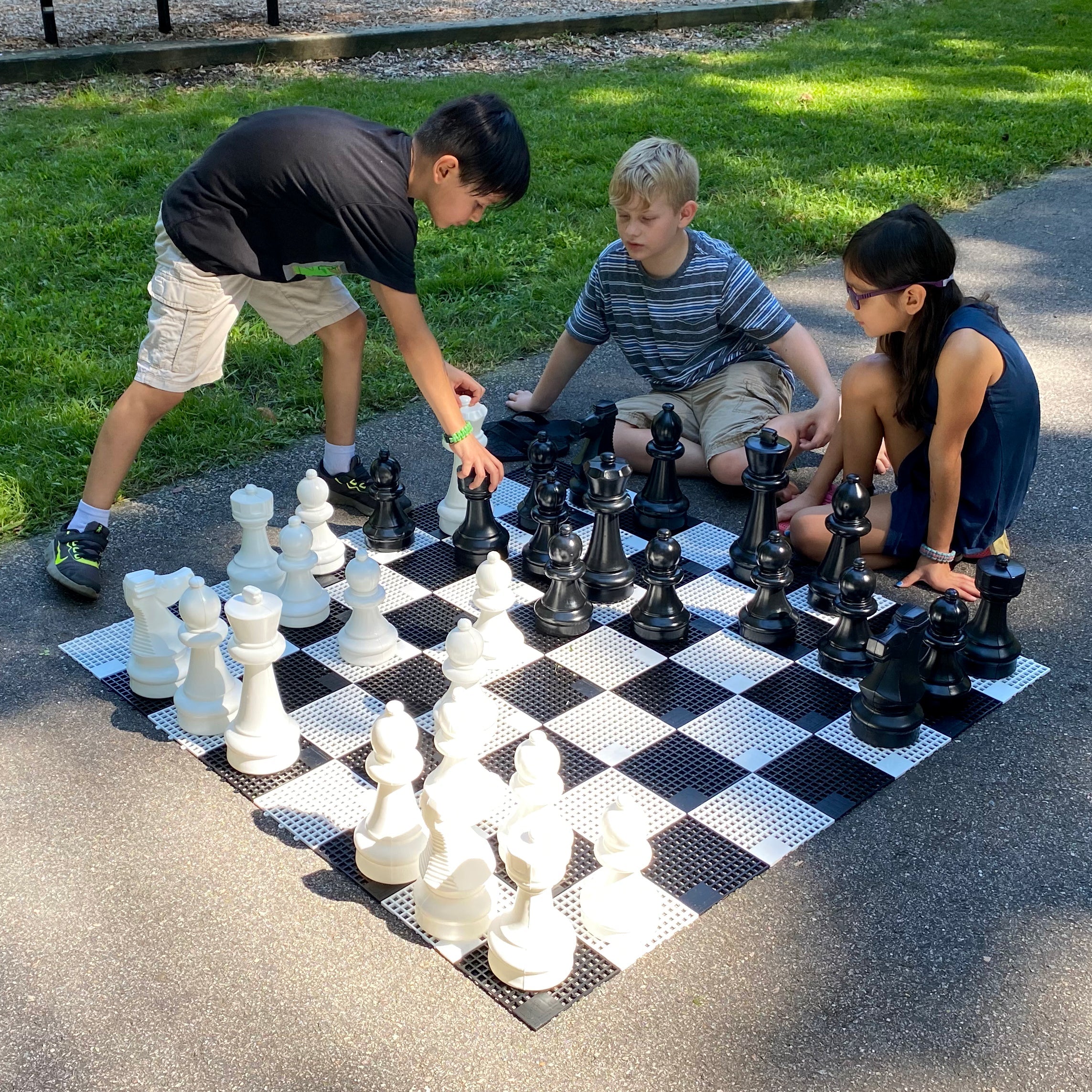 Mini-Giant 48" x 48" Tile Game Board For Use With Mini-Giant Chess or Checker Sets *Available by Pre-Order Only*