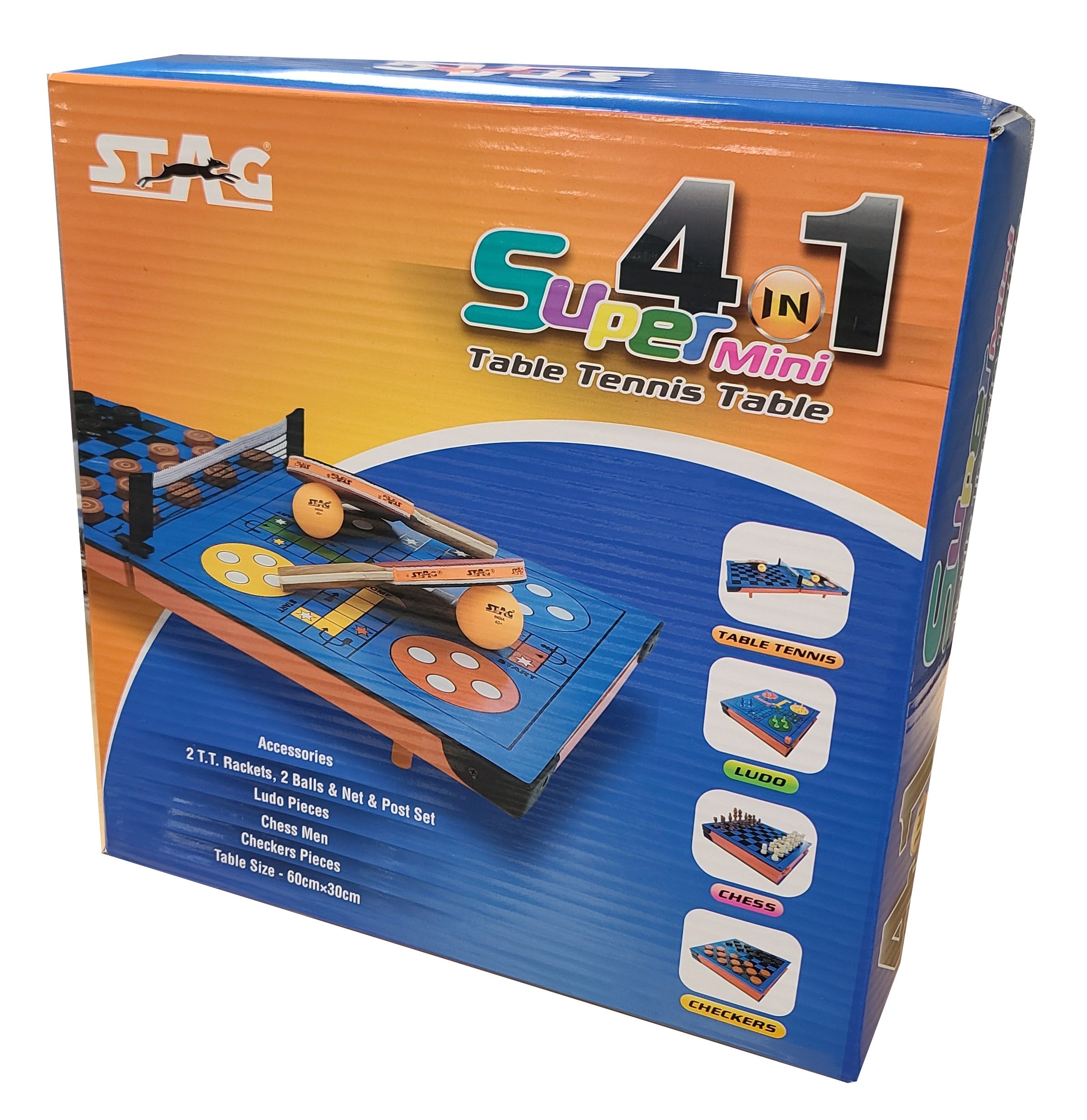 STAG 4-in-1 Super Mini Table Tennis Game Table *Available by Pre-Order Only*