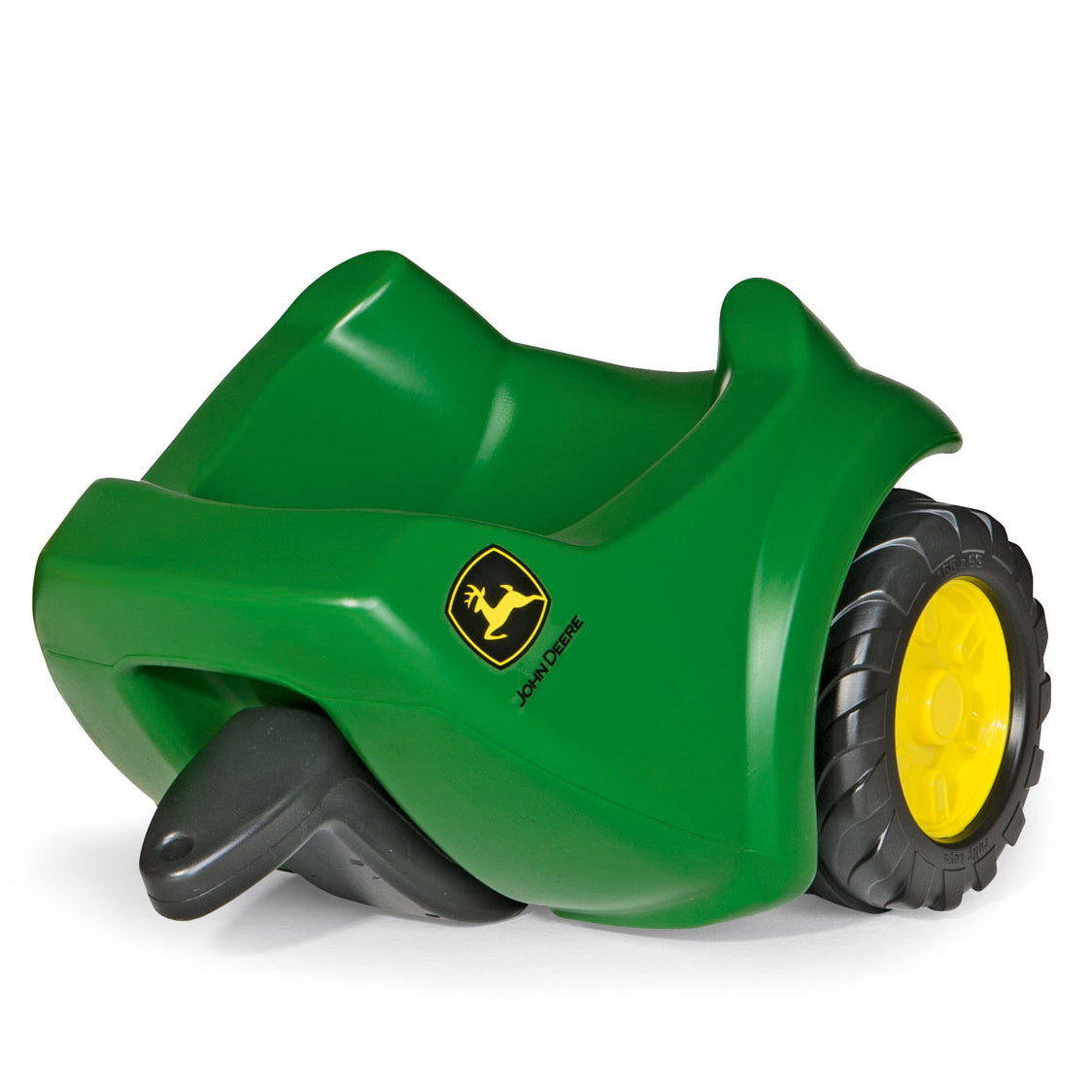 John Deere trailer attachment for foot to floor blow mold resin vehicle 